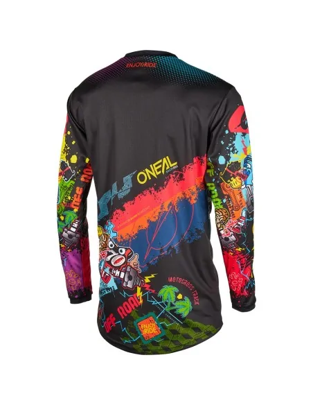 Camiseta MX de niño O'Neal Element Youth Vibrant Multicolor