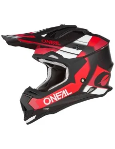 Casco O'Neal 2SRS SPYDE Negro/Rojo/Blanco – vista 1