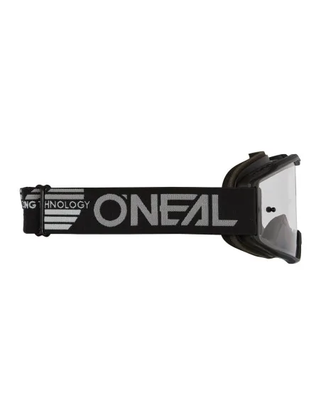 Gafas O'Neal B-10 Solid Black - Clear – vista 3