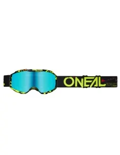 Gafas para niños O'Neal B-10 ATTACK Black/Neon Yellow - Radium Blue – vista 1