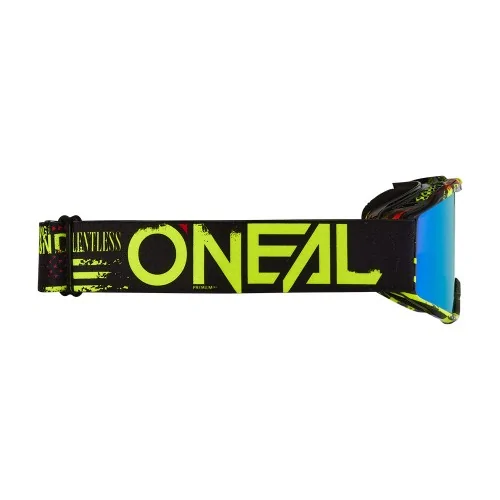 Gafas para niños O'Neal B-10 ATTACK Black/Neon Yellow - Radium Blue – vista 3