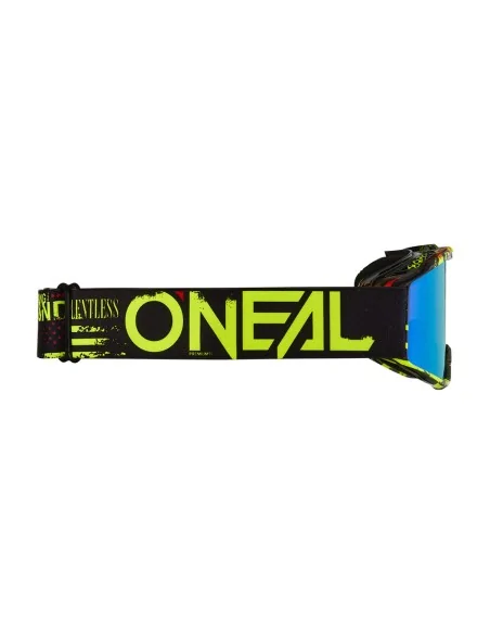Gafas para niños O'Neal B-10 ATTACK Black/Neon Yellow - Radium Blue – vista 3