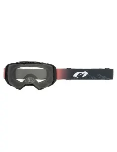 Gafas O'Neal B-22 COVERT Black/Red - Clear – vista 1