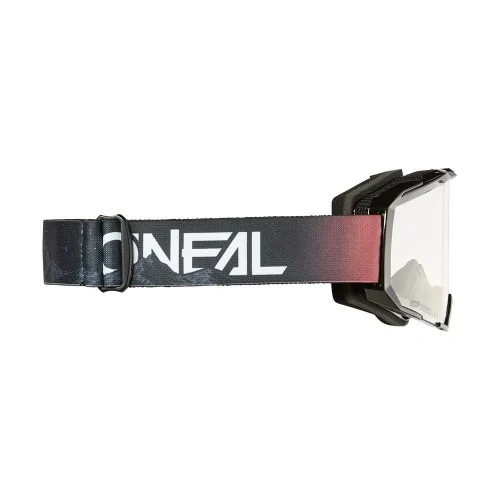 Gafas O'Neal B-22 COVERT Black/Red - Clear – vista 3