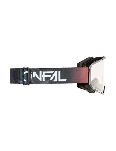 Gafas O'Neal B-22 COVERT Black/Red - Clear – vista 3
