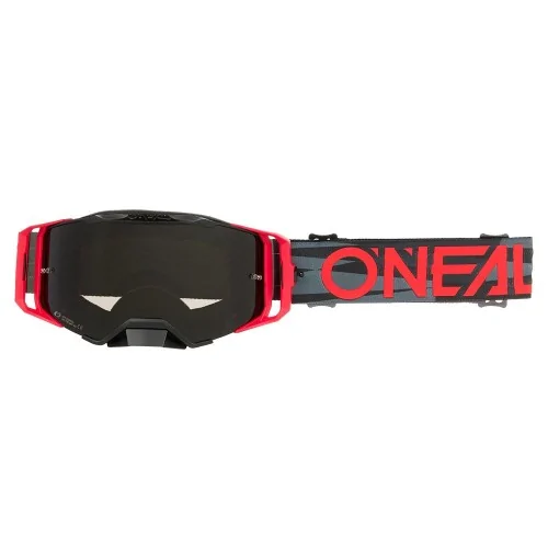 Gafas O'Neal B-33 ICTUS Black/Red - Gray – vista 1