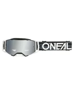 Gafas O'Neal B-33 ICTUS Black/White - Silver Mirror – vista 1