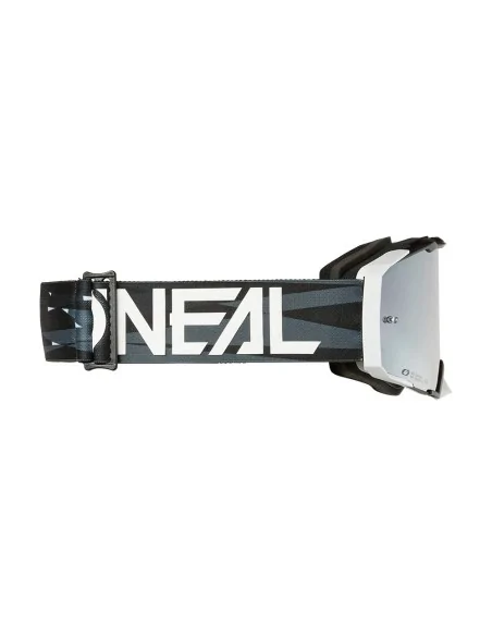 Gafas O'Neal B-33 ICTUS Black/White - Silver Mirror – vista 3