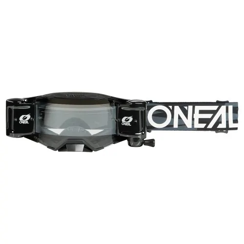 Gafas O'Neal B-33 ROLL OFF ICTUS Negro/Blanco - Transparente – vista 1