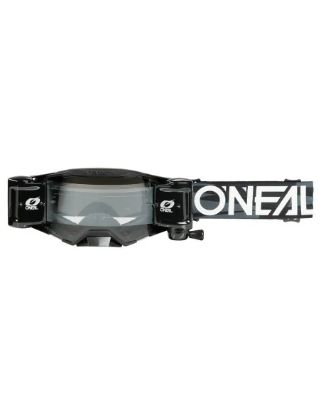 Gafas O'Neal B-33 ROLL OFF ICTUS Negro/Blanco - Transparente – vista 1