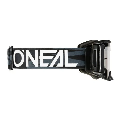 Gafas O'Neal B-33 ROLL OFF ICTUS Negro/Blanco - Transparente – vista 3