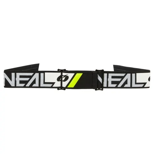 Gafas O'Neal B-55 CRAM Black/White - Radium Gold – vista 2
