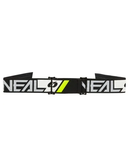 Gafas O'Neal B-55 CRAM Black/White - Radium Gold – vista 2