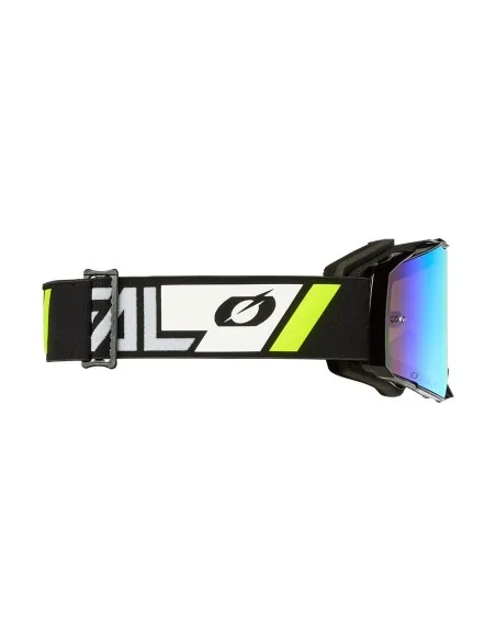Gafas O'Neal B-55 CRAM Black/White - Radium Gold – vista 3