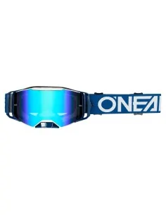 Gafas O'Neal B-55 CRAM Blue/White - Radium Blue – vista 1