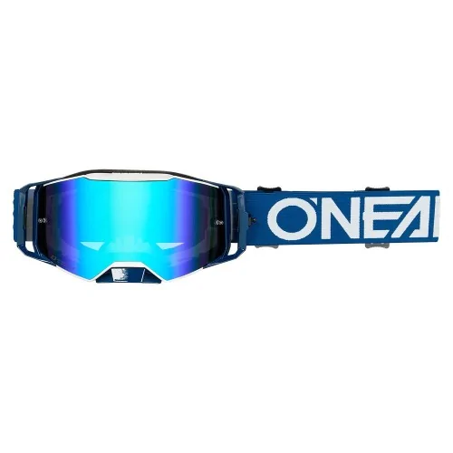 Gafas O'Neal B-55 CRAM Blue/White - Radium Blue – vista 1