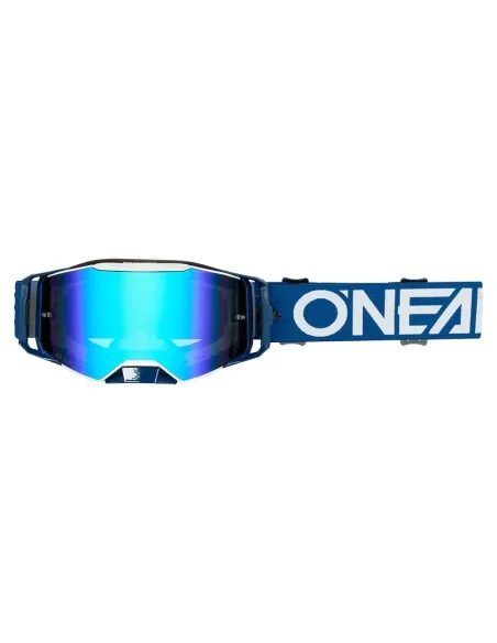 Gafas O'Neal B-55 CRAM Blue/White - Radium Blue – vista 1