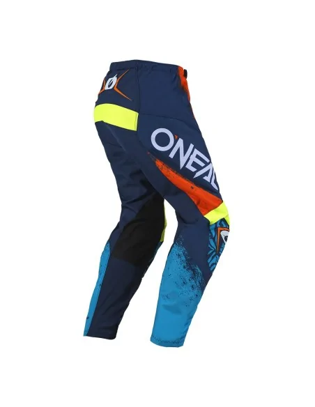 Pantalón de niño de motocross O'Neal Element Azul/Naranja