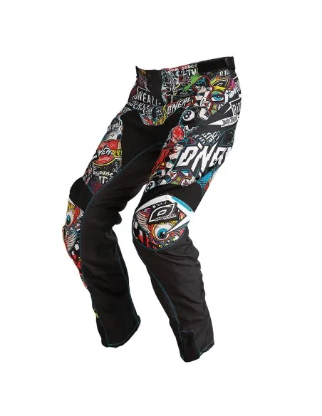 Pantalón de motocross O'Neal Mayhem Negro/Multicolor