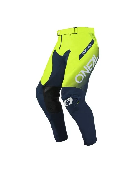 Pantalón de motocross O'Neal Mayhem Azul/Amarillo flúor
