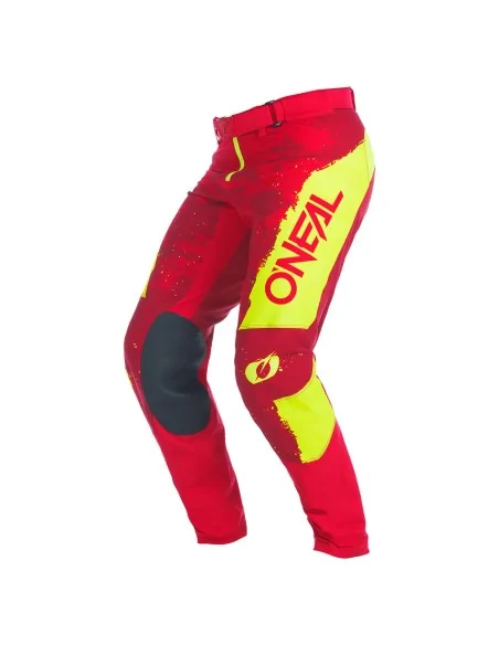 Pantalón de motocross O'Neal Mayhem Rojo/Amarillo flúor