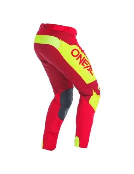 Pantalón de motocross O'Neal Mayhem Rojo/Amarillo flúor