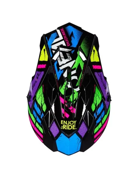Casco de motocross O'Neal 2SRS Glitch Multicolor