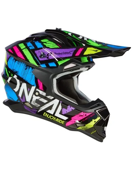 Casco de motocross O'Neal 2SRS Glitch Multicolor
