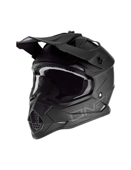 Casco de motocross O'Neal 2SRS Flat Negro