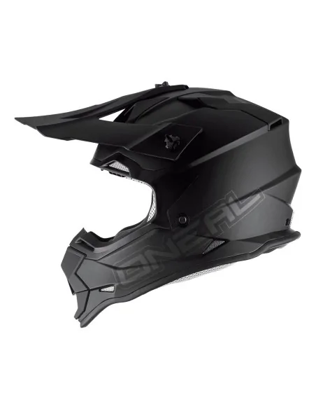 Casco de motocross O'Neal 2SRS Flat Negro