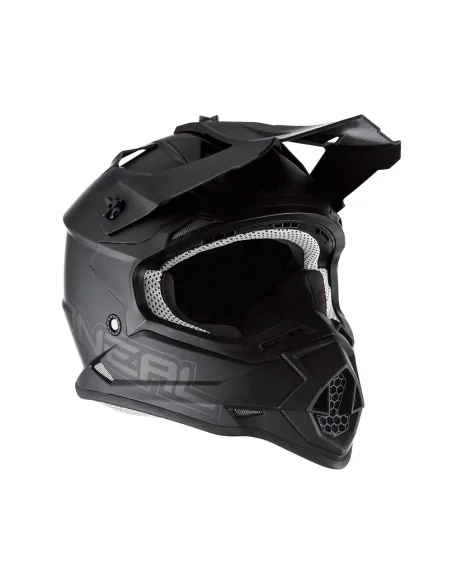 Casco de motocross O'Neal 2SRS Flat Negro