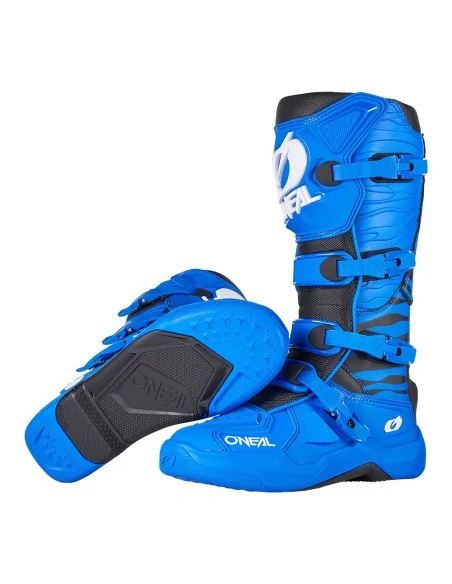 Botas de motocross O'Neal 3SRS Zebra Azul