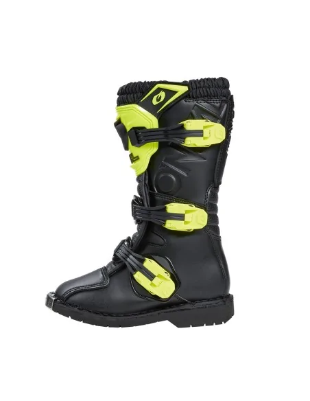 Botas de niño de motocross O'Neal Rider Pro Youth Amarillo flúor