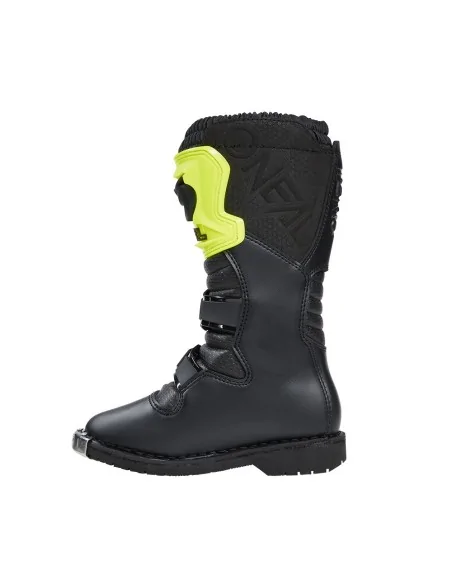 Botas de niño de motocross O'Neal Rider Pro Youth Amarillo flúor