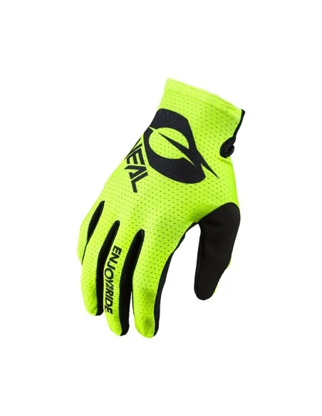 Guantes de motocross O'Neal Matrix Amarillo flúor