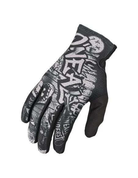 Guantes de motocross O'Neal Matrix Rancid Negro/Gris