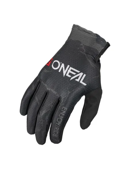 Guantes de motocross O'Neal Matrix Acid Negro/Gris