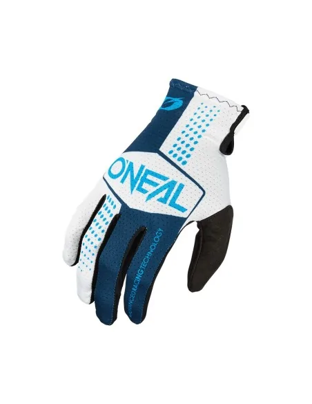 Guantes de motocross O'Neal Matrix Azul/Blanco