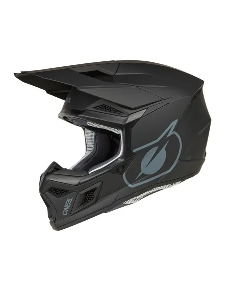 Casco de niño de motocross O'Neal 3SRS Youth Solid Negro
