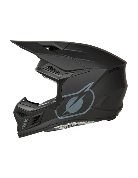 Casco de niño de motocross O'Neal 3SRS Youth Solid Negro