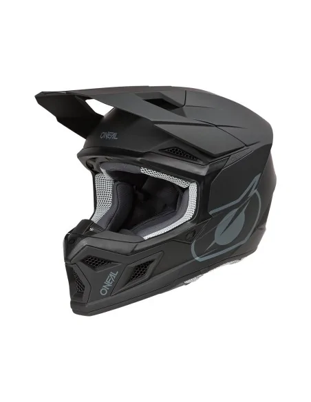 Casco de niño de motocross O'Neal 3SRS Youth Solid Negro
