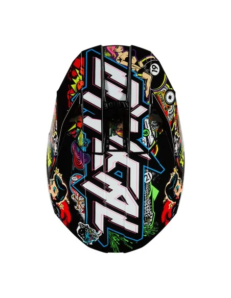 Casco de niño de motocross O'Neal 3SRS Youth Crank Multicolor