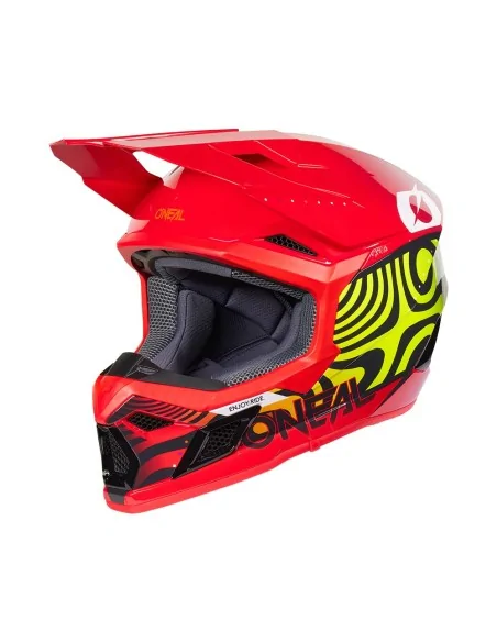 Casco de niño de motocross O'Neal 3SRS Youth Nova Rojo