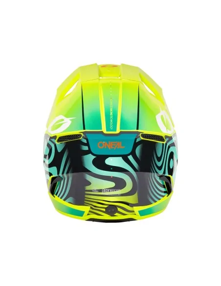 Casco de niño de motocross O'Neal 3SRS Youth Nova Amarillo flúor