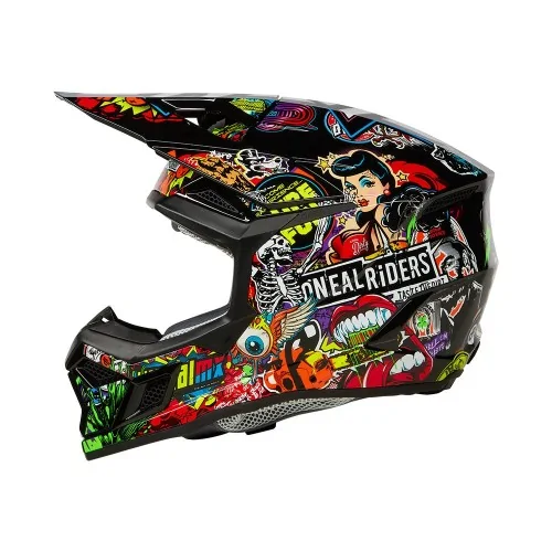 Casco de motocross O'Neal 3SRS Crank...