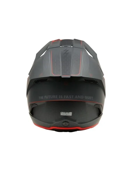 Casco de motocross O'Neal 3SRS E-Stroke Gris/Rojo