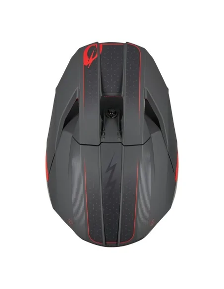 Casco de motocross O'Neal 3SRS E-Stroke Gris/Rojo