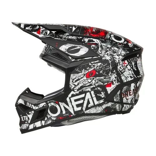 Casco de motocross O'Neal 3SRS Attack...