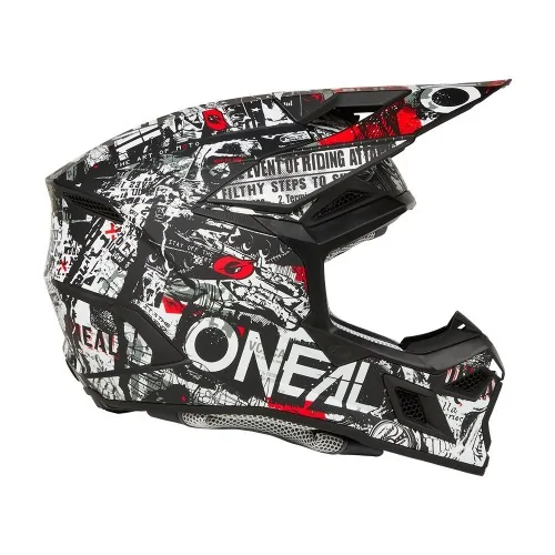 Casco de motocross O'Neal 3SRS Attack...
