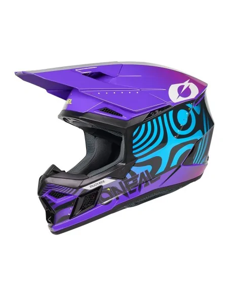 Casco de motocross O'Neal 3SRS Nova Lila
